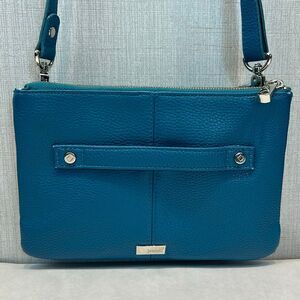 thirty-one Jewell Street Style Purse Crossbody Teal Turquoise Small Adjustable S